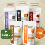 Herbalson mushroom powder set with Lion's Mane, Cordyceps, Reishi, Turkey Tail and Chaga