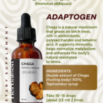 Chaga mushroom double extract ingredients and suggested use