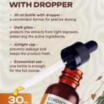 Cordyceps Militaris extract 30 ml dark glass bottle with dropper
