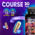 Lion's Mane capsules 30-day course and dosage information