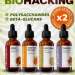 Herbalson double extract set with Lion's Mane, Cordyceps, Reishi and Turkey Tail