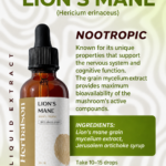 Lion's Mane double liquid extract 30 ml product information