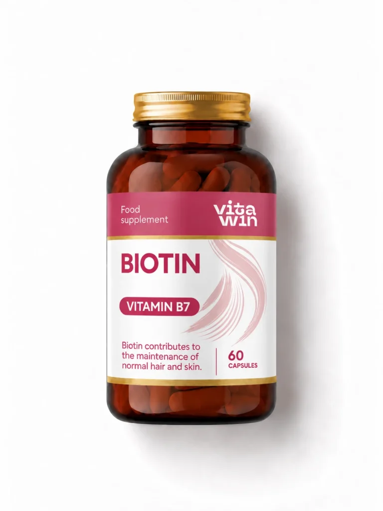 Biotin (vitamin B7), 60 capsules