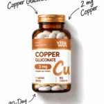 Copper Gluconate 2 mg tablets bottle, 90 tablets, 90-day supply