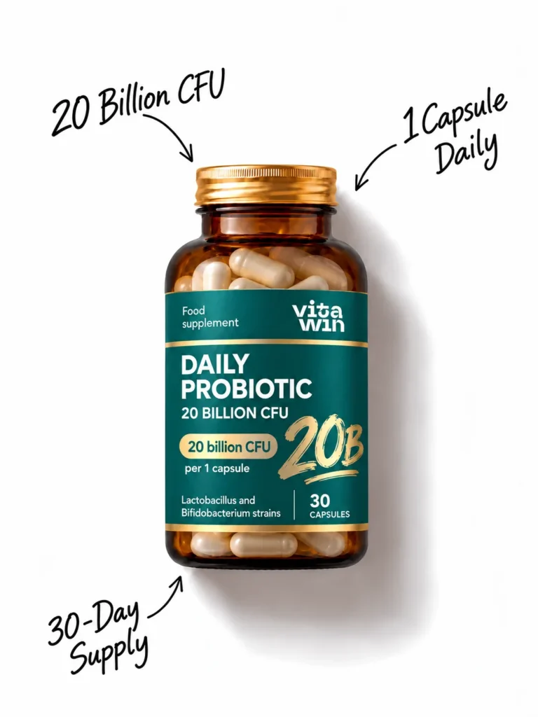 Daily Probiotic 20 Billion CFU Capsules