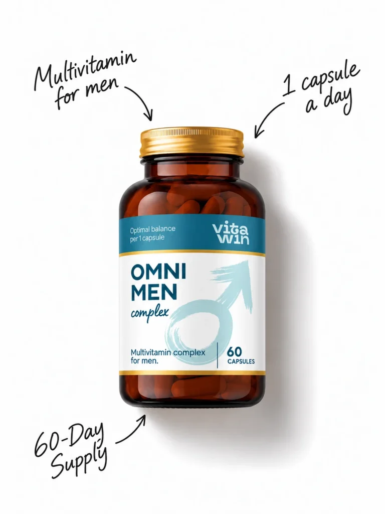 Omni Men multivitamin complex for men, 60 capsules