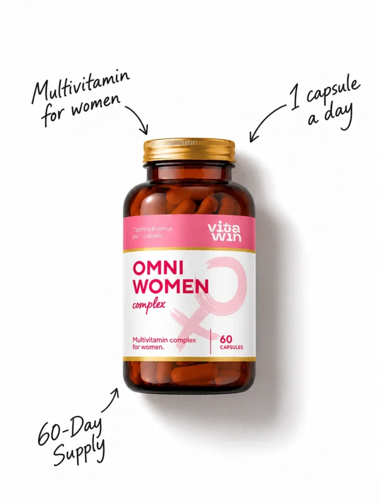 Omni Women multivitamin complex for women, 60 capsules