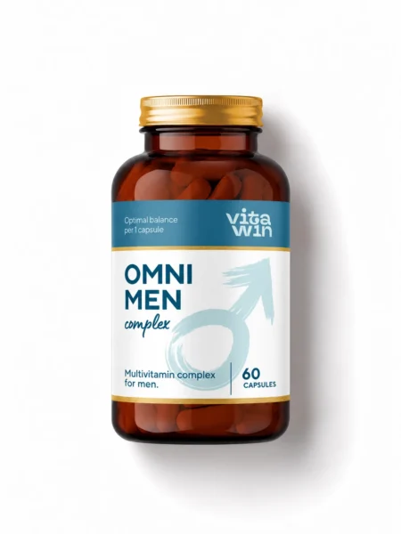 Omni Men complex, multivitamin for men, 60 capsules