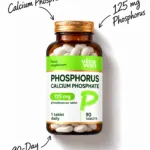 Phosphorus 125 mg tablets bottle, calcium phosphate, 90 tablets
