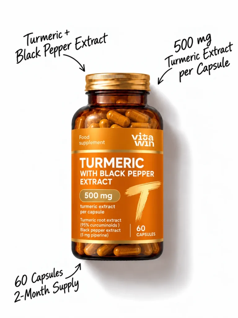 Turmeric with Black Pepper Extract Capsules