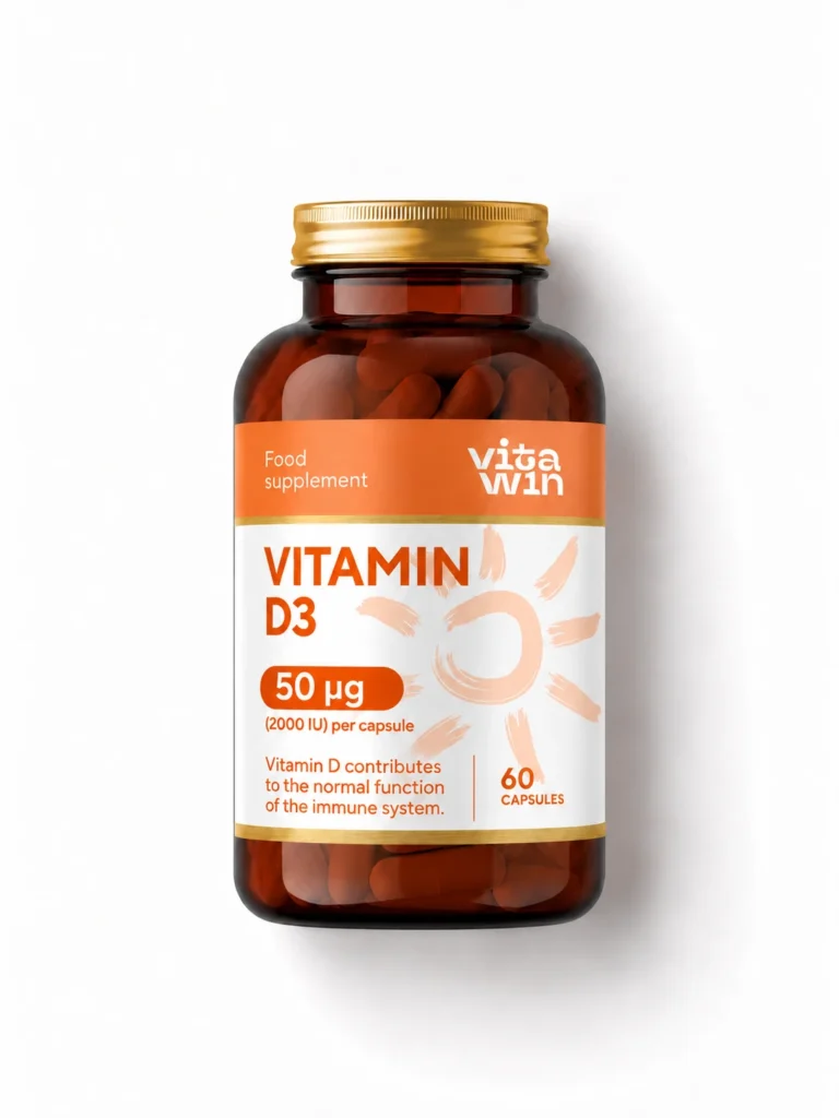 Vitamin D3 2000 IU (50 mcg), 60 capsules