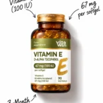 Vitamina E 100 UI en cápsulas blandas