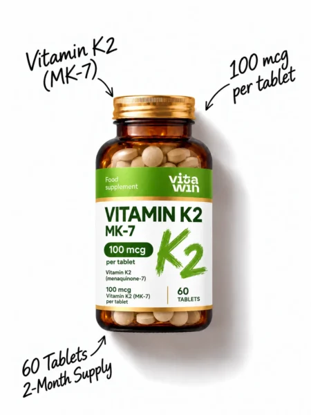 Vitamin K2 MK-7 100 mcg Tablets