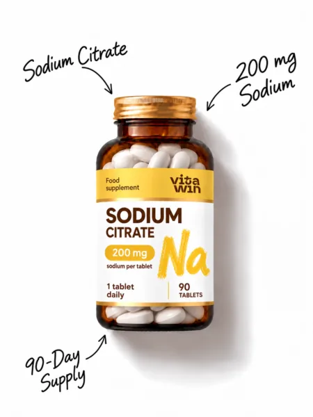 Sodium Citrate 200 mg — 90 Tablets